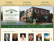 Tablet Screenshot of davenportfamily.com